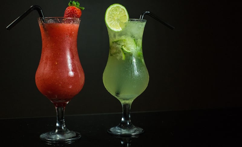Cocktails at a Bar