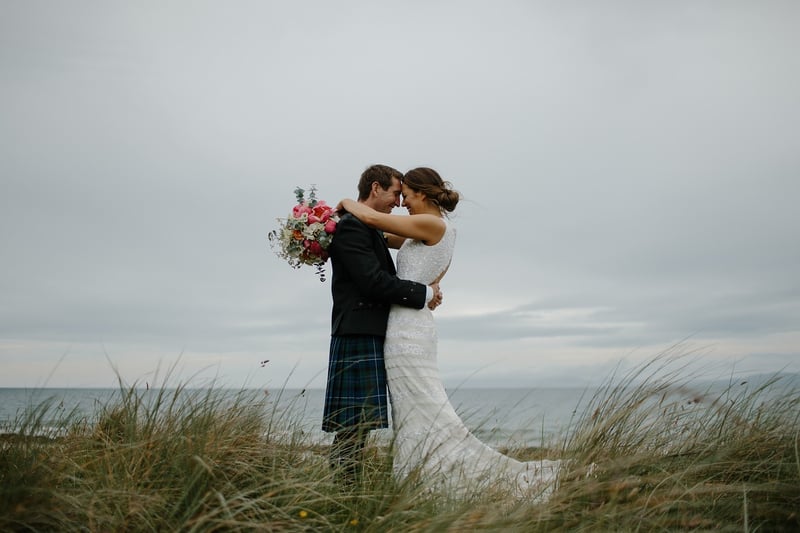 Bride and Groom in Nature